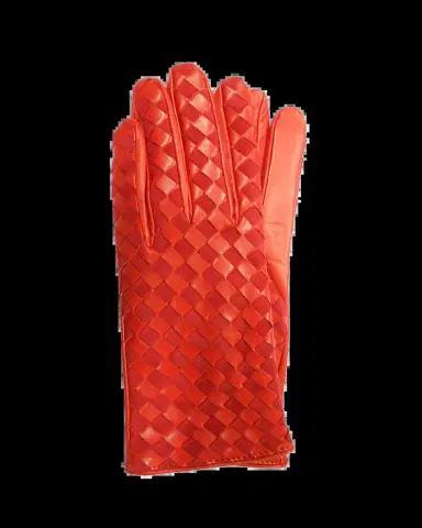 Guanti Giglio Fiorentino Woven Cashmere-Leather Gloves | Thumbnail 2