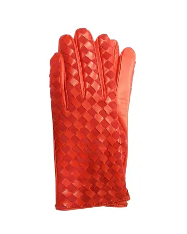 Guanti Giglio Fiorentino Woven Cashmere-Leather Gloves | Thumbnail 1