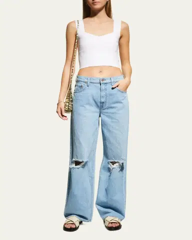 A.L.C. Jordana Seamed Cropped Tank Top | Thumbnail 2 A.L.C. Jordana Seamed Cropped Tank Top | Thumbnail 2