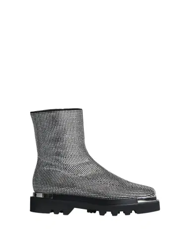 Peter Do Crystal Stud Zip Combat Boots | Thumbnail 1 Peter Do Crystal Stud Zip Combat Boots | Thumbnail 1