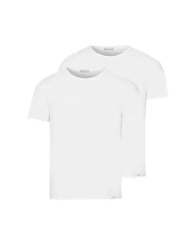 Hanro Men's Cotton Essentials 2-Pack Crewneck T-Shirts | Thumbnail 1