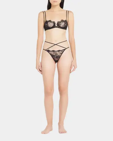 Kiki de Montparnasse Jolie Strappy Lace Thong | Thumbnail 2