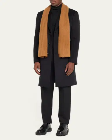 PORTOLANO Ribbed Cashmere Scarf | Thumbnail 6