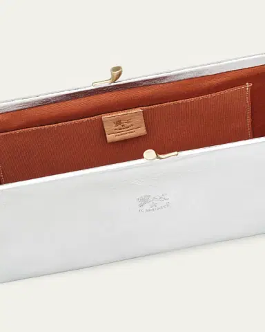Il Bisonte Classic Vaccjetta Leather Clutch Bag | Thumbnail 3 Il Bisonte Classic Vaccjetta Leather Clutch Bag | Thumbnail 3