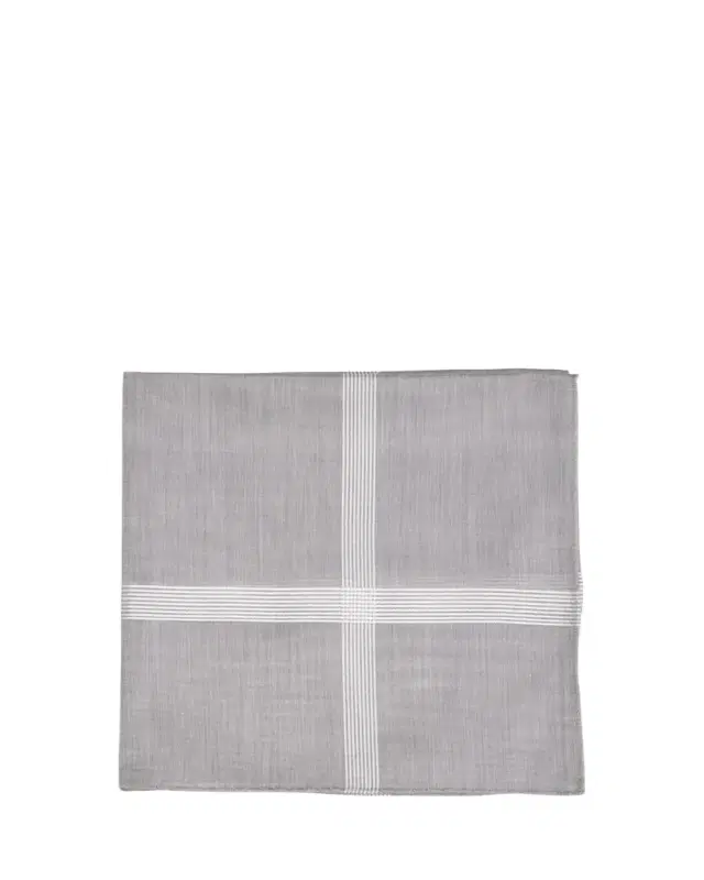 Men's Symphony Satin Check Handkerchief