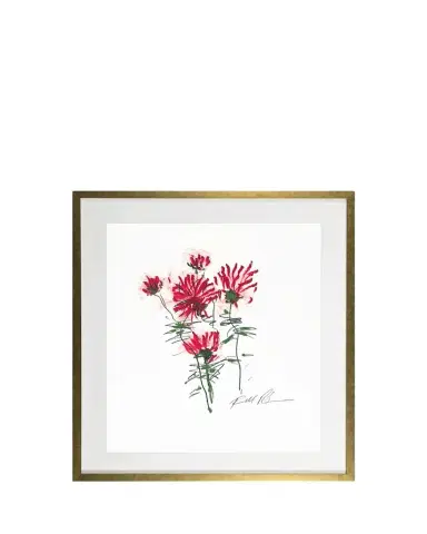 RFA Fine Art "Red Mums - Flower 1" Giclee by Robert Robinson | Thumbnail 1