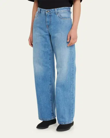 The Row Eglitta Straight-Leg Denim Pants | Thumbnail 4