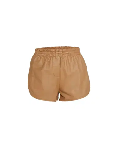 Zeynep Arçay Leather Jogger Shorts | Thumbnail 1 Zeynep Arçay Leather Jogger Shorts | Thumbnail 1
