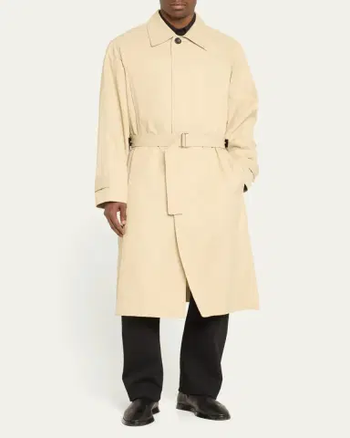 3.1 Phillip Lim Men's Side-Vent Trench Coat | Thumbnail 2