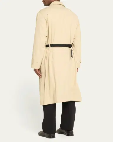 3.1 Phillip Lim Men's Side-Vent Trench Coat | Thumbnail 3