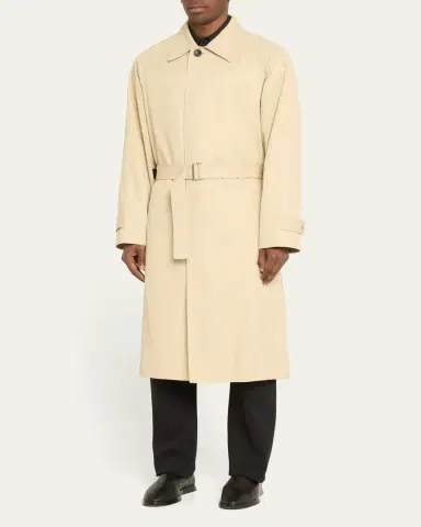 3.1 Phillip Lim Men's Side-Vent Trench Coat | Thumbnail 4
