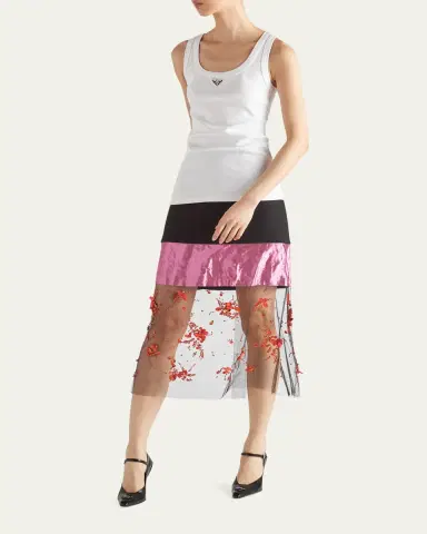 Prada Runway Logo Tank Top | Thumbnail 2 Prada Runway Logo Tank Top | Thumbnail 2