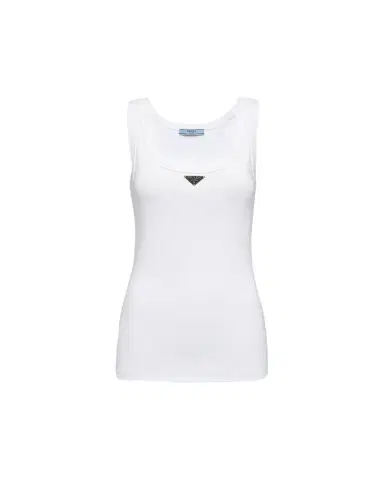 Prada Runway Logo Tank Top | Thumbnail 1 Prada Runway Logo Tank Top | Thumbnail 1