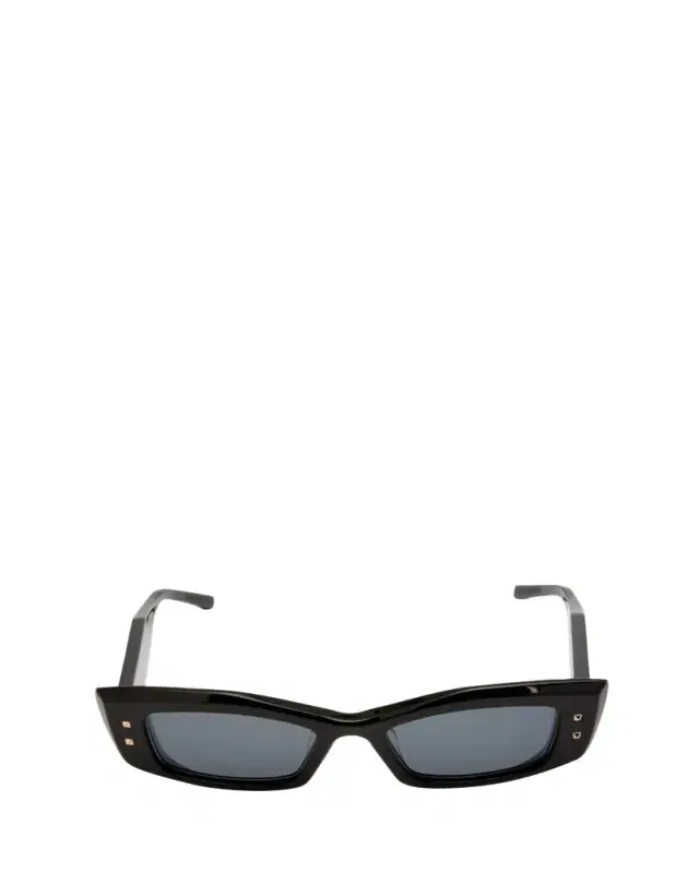 Quattro Acetate & Titanium Cat-Eye Sunglasses