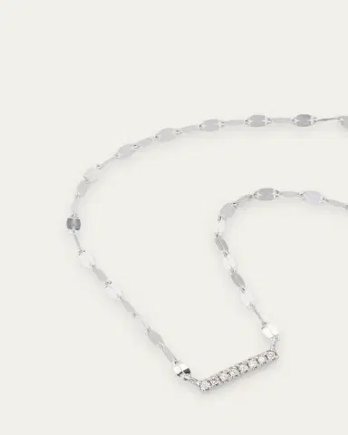 Lana 14K Gold Flawless Mini Diamond Bar Pendant Necklace | Thumbnail 3 Lana 14K Gold Flawless Mini Diamond Bar Pendant Necklace | Thumbnail 3