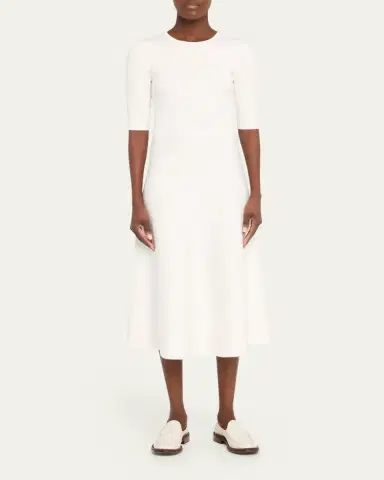 Gabriela Hearst Seymore Cashmere Blend Midi Dress | Thumbnail 2 Gabriela Hearst Seymore Cashmere Blend Midi Dress | Thumbnail 2