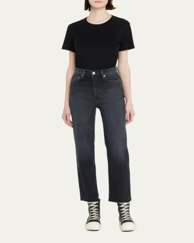 RE/DONE 70s Stovepipe Distressed Jeans | Thumbnail 6 RE/DONE 70s Stovepipe Distressed Jeans | Thumbnail 6