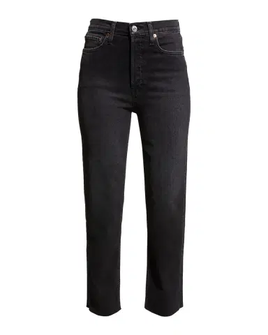 RE/DONE 70s Stovepipe Distressed Jeans | Thumbnail 1 RE/DONE 70s Stovepipe Distressed Jeans | Thumbnail 1