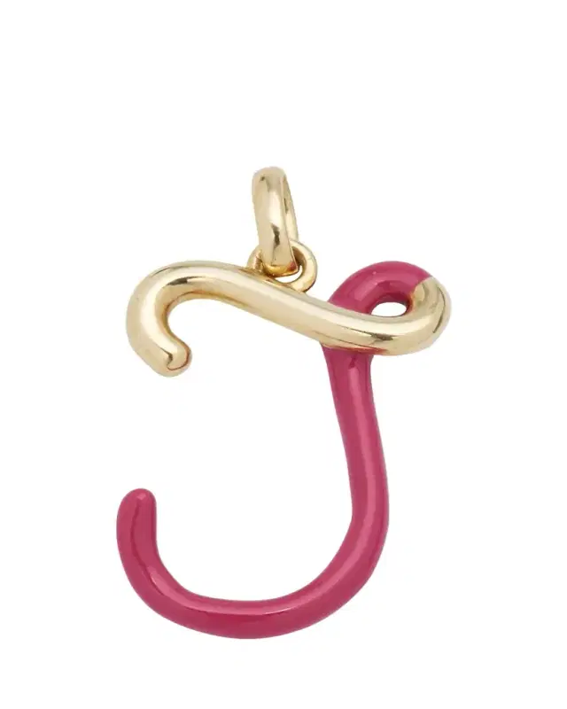 Bea Bongiasca Enamel Letter Necklace