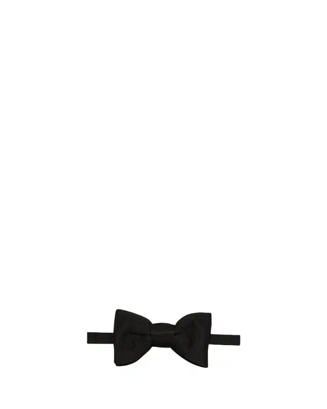 Men's Large Grosgrain Pre-Tied Silk Bow Tie