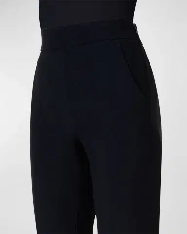 Akris Chris Pleated Straight-Leg Pants | Thumbnail 4