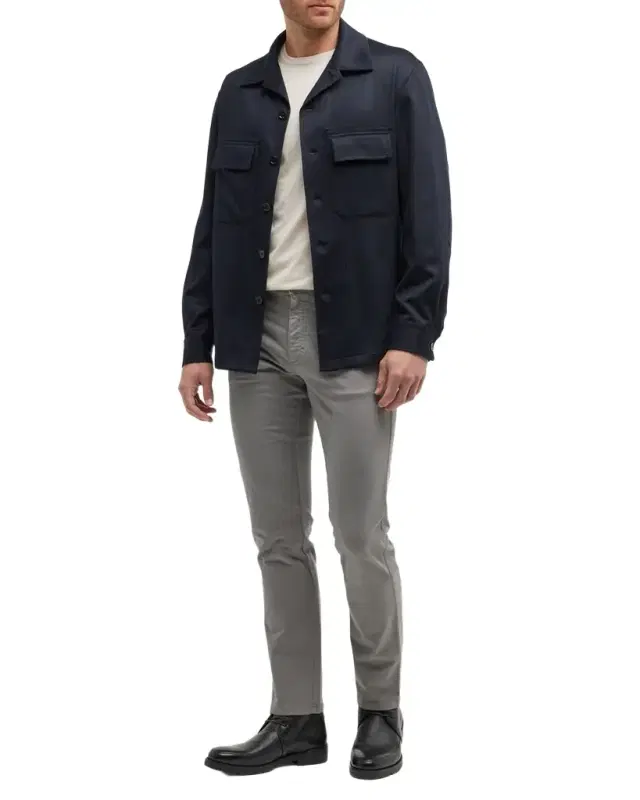 Men's Cashmere Overshirt
