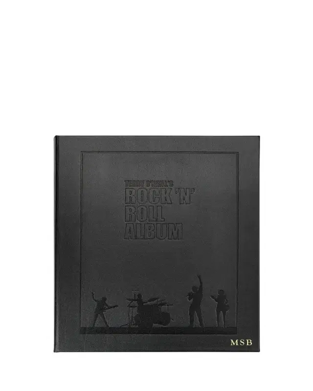 Graphic Image Terry O'Neill's Rock N Roll Album Leather Bound Book - Personalized