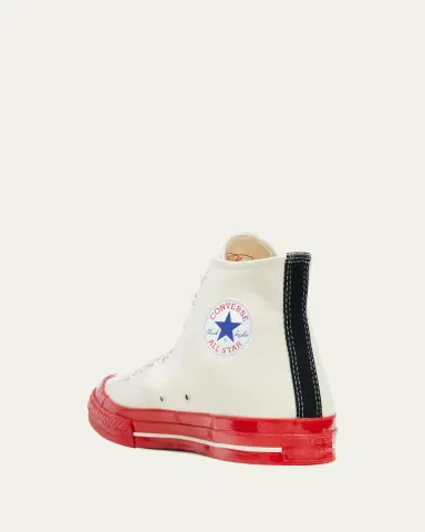 Comme des Garçons x Converse Men's PLAY Chuck 70 High-Top Sneakers | Thumbnail 4