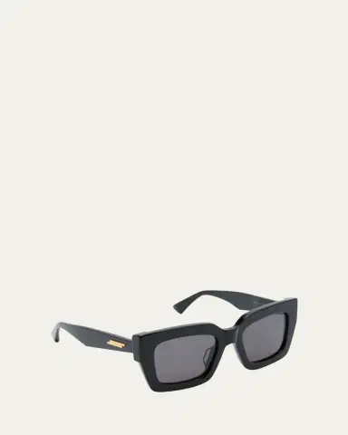 Bottega Veneta Raised Logo Acetate Cat-Eye Sunglasses | Thumbnail 2 Bottega Veneta Raised Logo Acetate Cat-Eye Sunglasses | Thumbnail 2