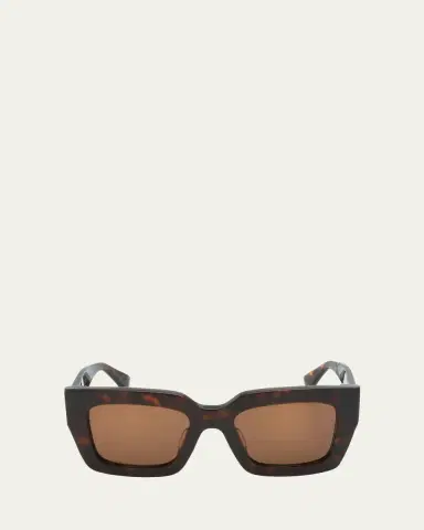 Bottega Veneta Raised Logo Acetate Cat-Eye Sunglasses | Thumbnail 3 Bottega Veneta Raised Logo Acetate Cat-Eye Sunglasses | Thumbnail 3