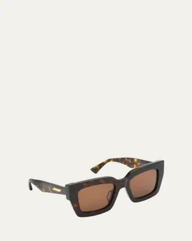 Bottega Veneta Raised Logo Acetate Cat-Eye Sunglasses | Thumbnail 5 Bottega Veneta Raised Logo Acetate Cat-Eye Sunglasses | Thumbnail 5