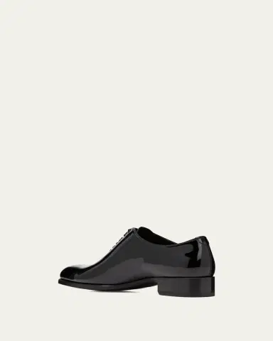 Tom Ford Men's Elkan Patent Leather Oxfords | Thumbnail 4