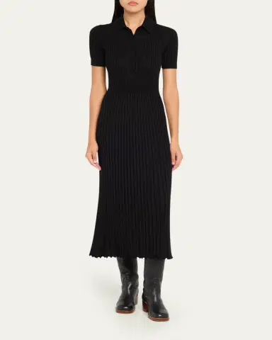 Gabriela Hearst Amor Polo Ribbed Cashmere Dress | Thumbnail 2 Gabriela Hearst Amor Polo Ribbed Cashmere Dress | Thumbnail 2