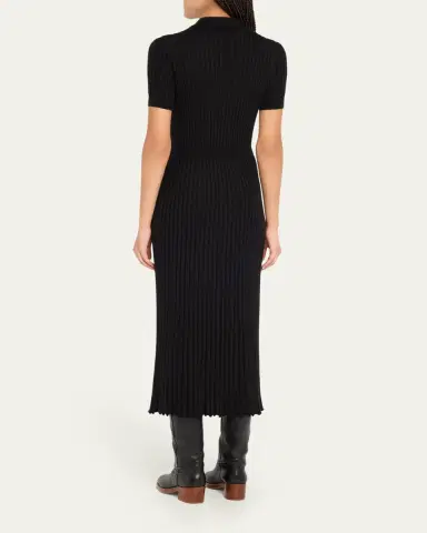 Gabriela Hearst Amor Polo Ribbed Cashmere Dress | Thumbnail 3 Gabriela Hearst Amor Polo Ribbed Cashmere Dress | Thumbnail 3