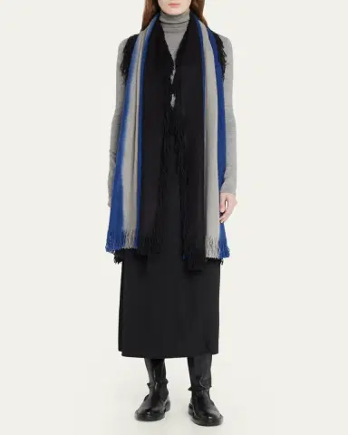 Denis Colomb Hausa Tie-Dye Cashmere Stole | Thumbnail 2 Denis Colomb Hausa Tie-Dye Cashmere Stole | Thumbnail 2