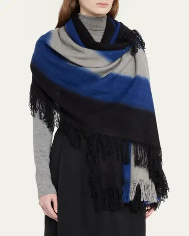 Denis Colomb Hausa Tie-Dye Cashmere Stole | Thumbnail 3 Denis Colomb Hausa Tie-Dye Cashmere Stole | Thumbnail 3