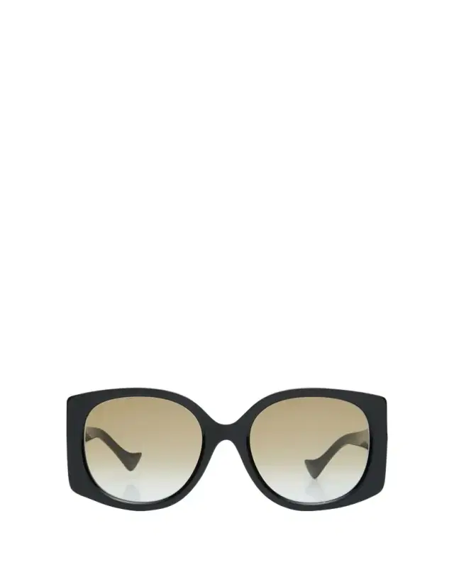 Raised Interlocking GG Acetate Butterfly Sunglasses