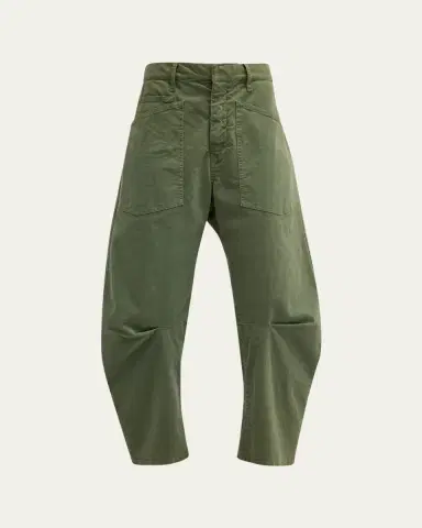 Nili Lotan Shon Mid-Rise Cropped Pants | Thumbnail 26 Nili Lotan Shon Mid-Rise Cropped Pants | Thumbnail 26