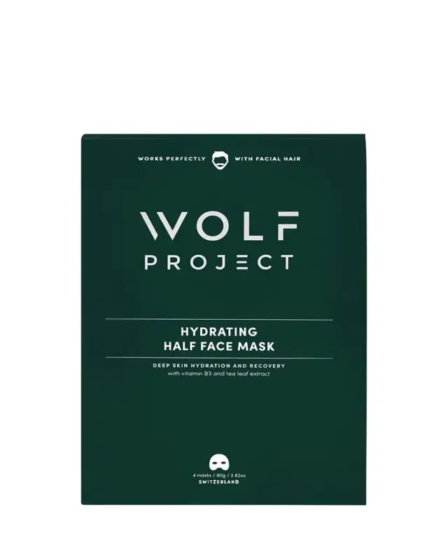 The Wolf Project Hydrating Half Face Mask, 4 Pack