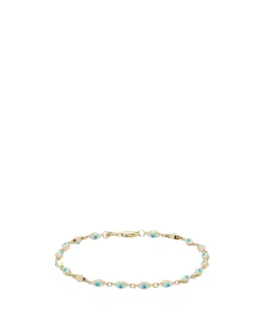Sydney Evan Mini Enamel Evil Eye Eternity Bracelet | Thumbnail 1