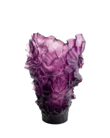 Daum Camelia Magnum Violet Vase | Thumbnail 1