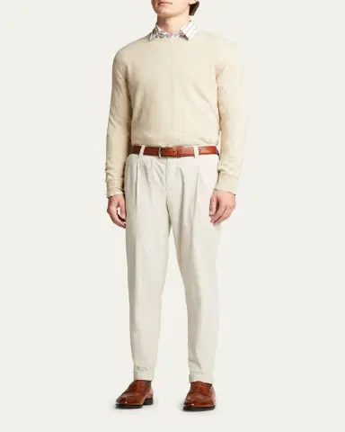 Bontoni Men's Principe Leather Penny Loafers | Thumbnail 3 Bontoni Men's Principe Leather Penny Loafers | Thumbnail 3