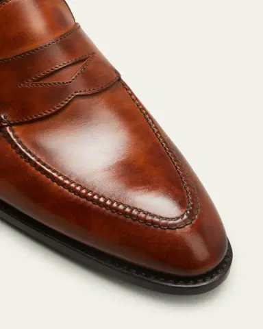 Bontoni Men's Principe Leather Penny Loafers | Thumbnail 5 Bontoni Men's Principe Leather Penny Loafers | Thumbnail 5