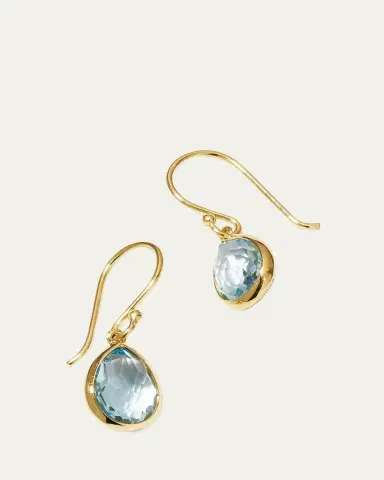 Ippolita Teeny Teardrop Earrings in 18K Gold | Thumbnail 3