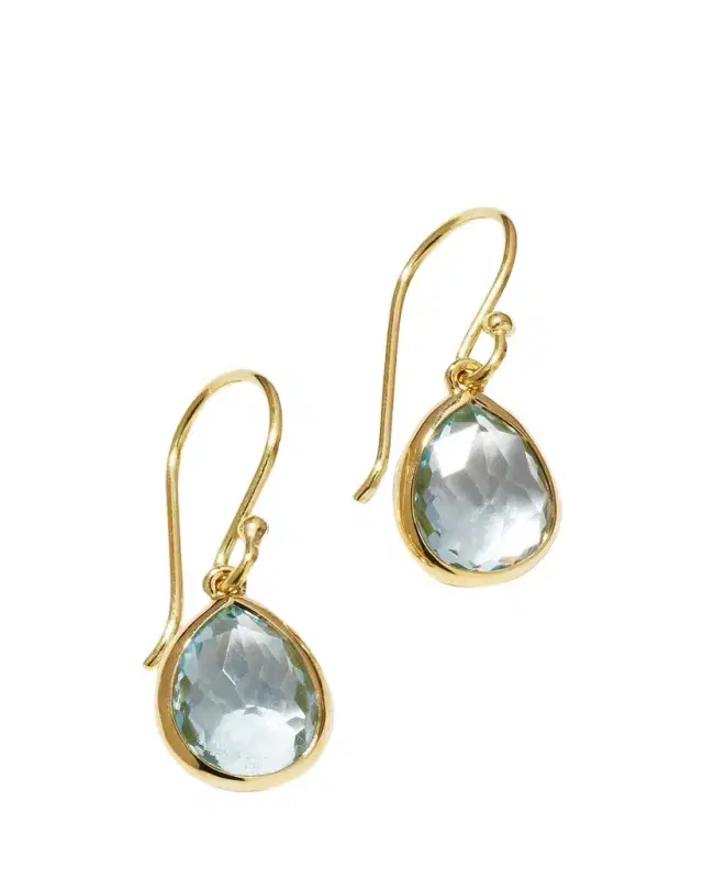 Ippolita Teeny Teardrop Earrings in 18K Gold