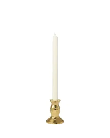 AERIN Allette 4" Small Candleholder, Gold | Thumbnail 1