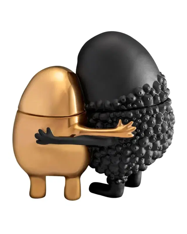 L'Objet Haas Huggers Box, Black/Gold