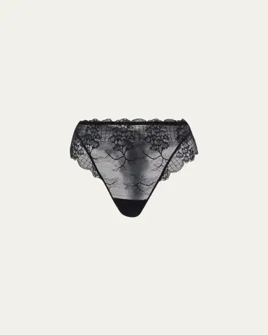 Simone Pérèle Reve Scalloped Lace Tanga | Thumbnail 2