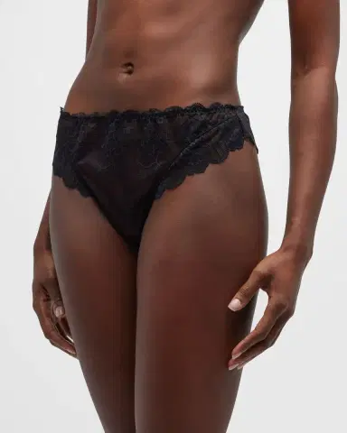 Simone Pérèle Reve Scalloped Lace Tanga | Thumbnail 14