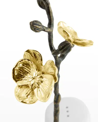 Michael Aram Gold Orchid Salt and Pepper Set | Thumbnail 3